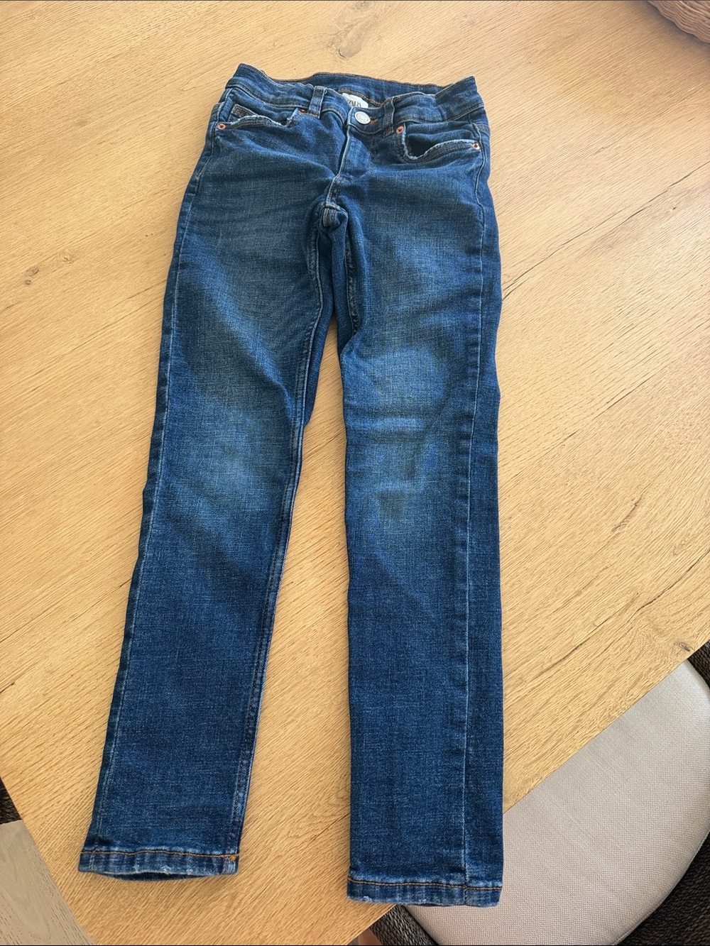 Zara Boys Skinny Jeans - Dark Blue Denim